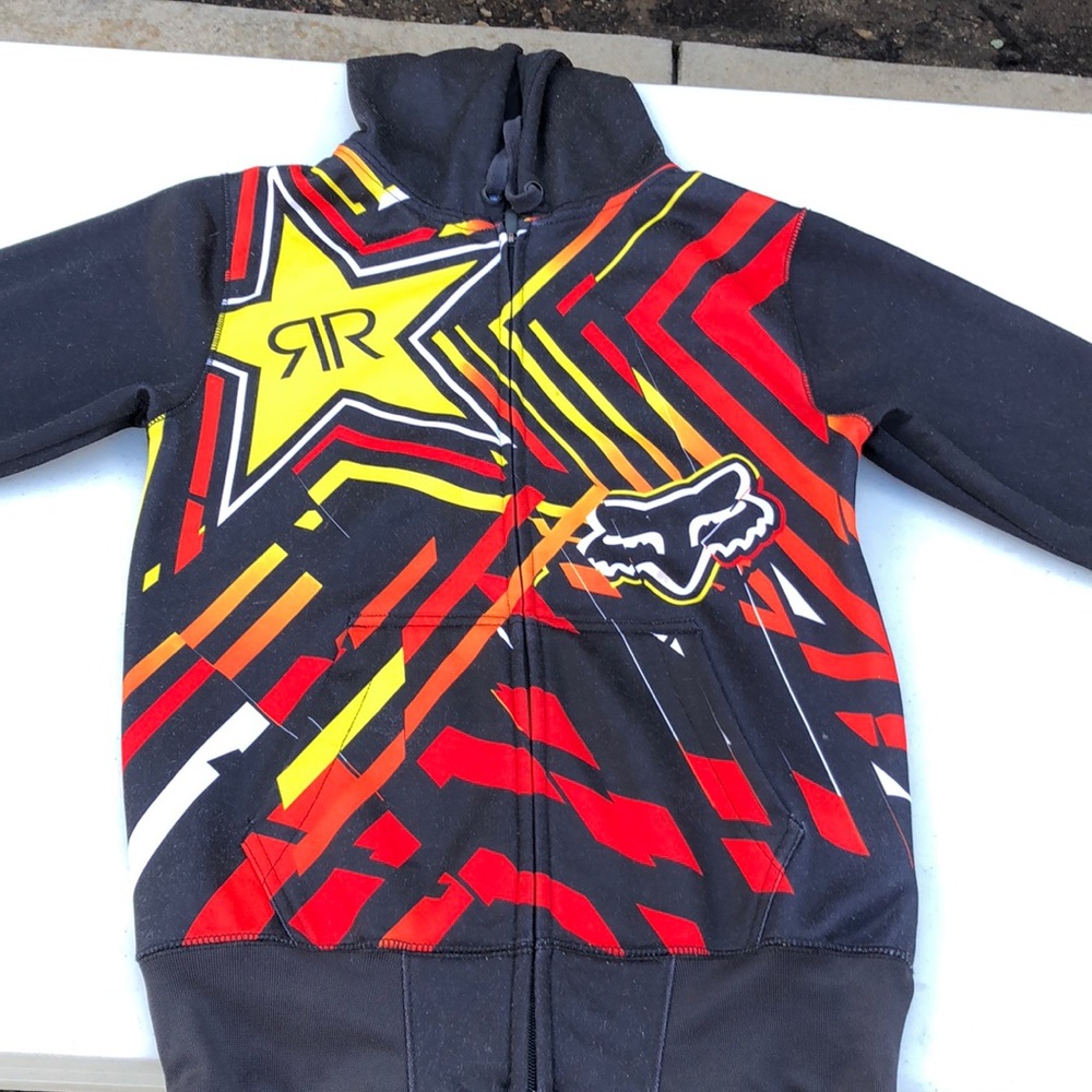 Fox racing rockstar full zip full hood sweatshirt